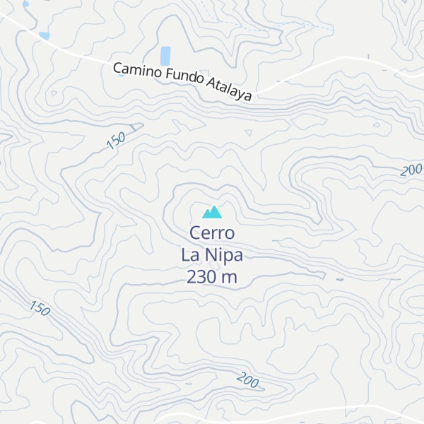 Map of Cerro La Nipa