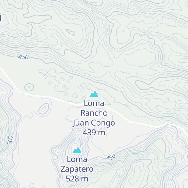 Map of Loma Rancho Juan Congo