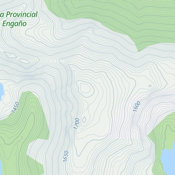Map of Cerro Llano