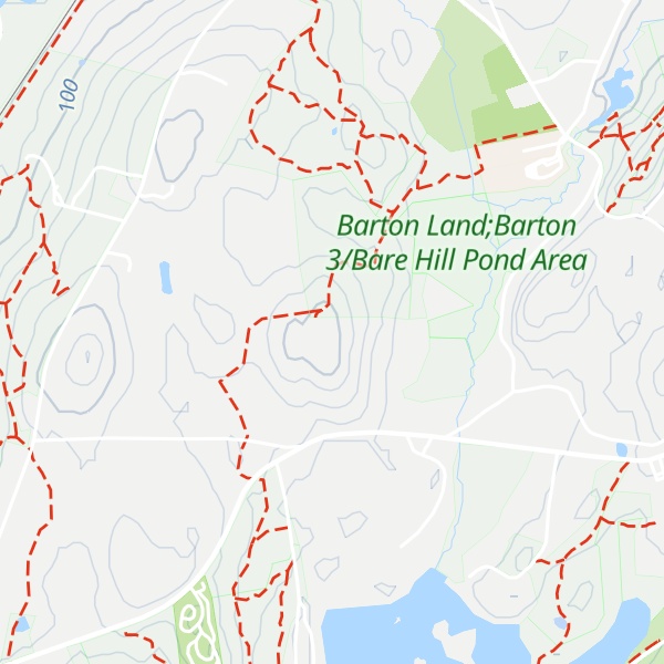 Map of Dean's Hill