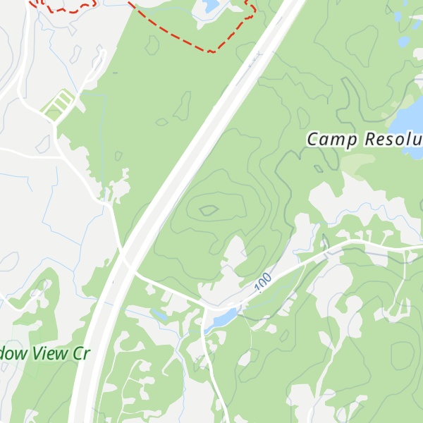 Map of Pine Hill
