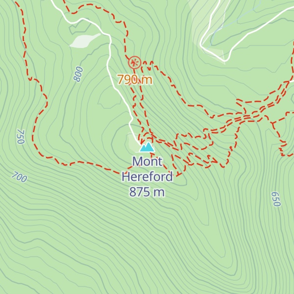 Map of Mont Hereford