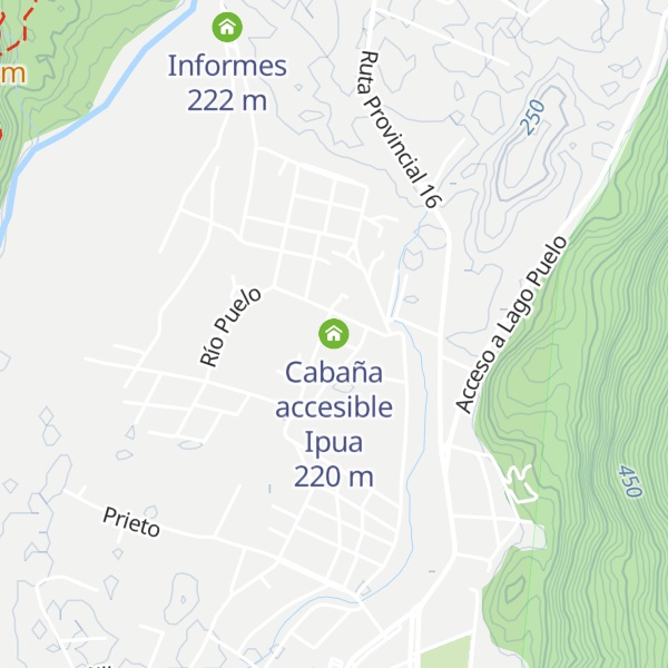 Map of Cabaña accesible Ipua