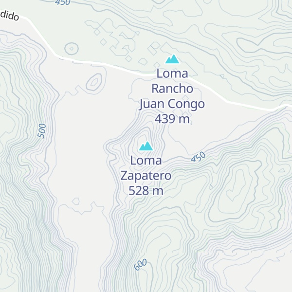 Map of Loma Zapatero