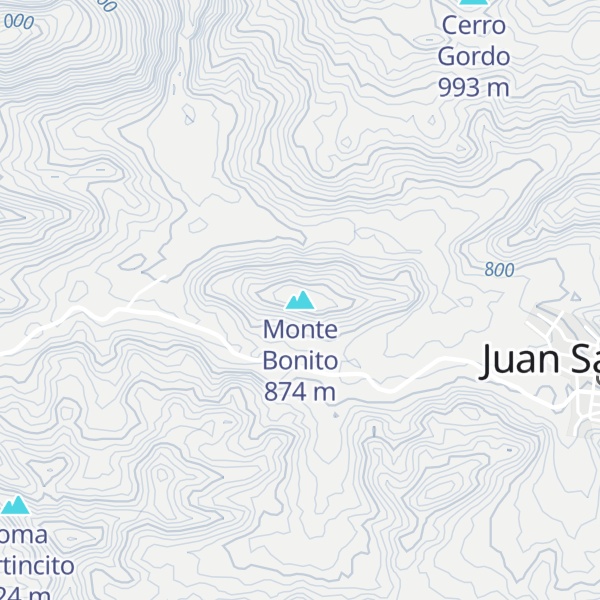 Map of Monte Bonito
