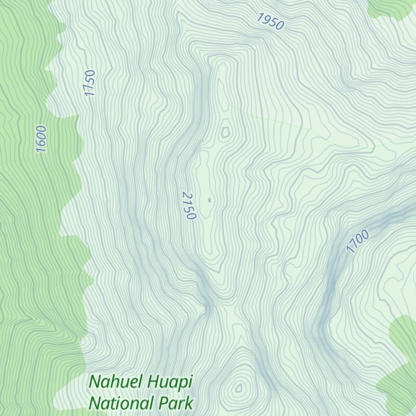 Map of Cerro Cuernos del Diablo