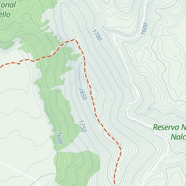 Map of Cerro Treiles