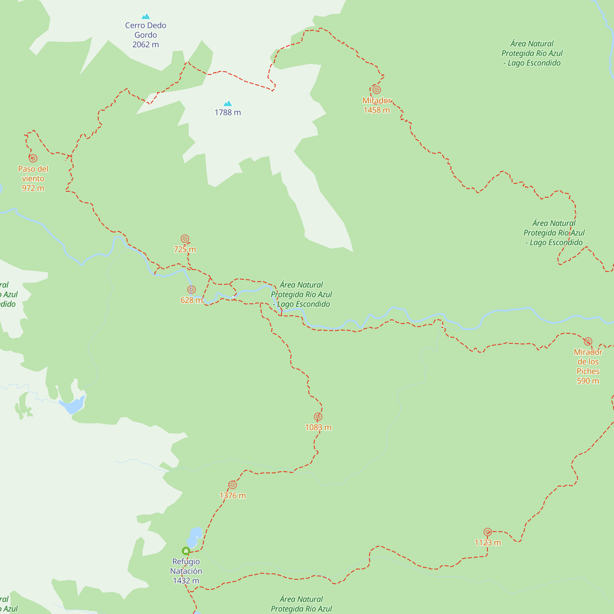 La Tronconada map