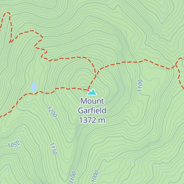 Map of Mount Garfield