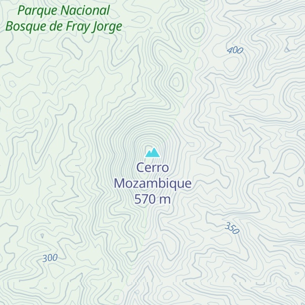 Map of Cerro Mozambique
