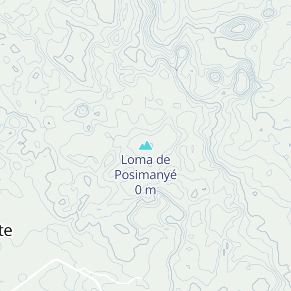 Map of Loma de Posimanyé