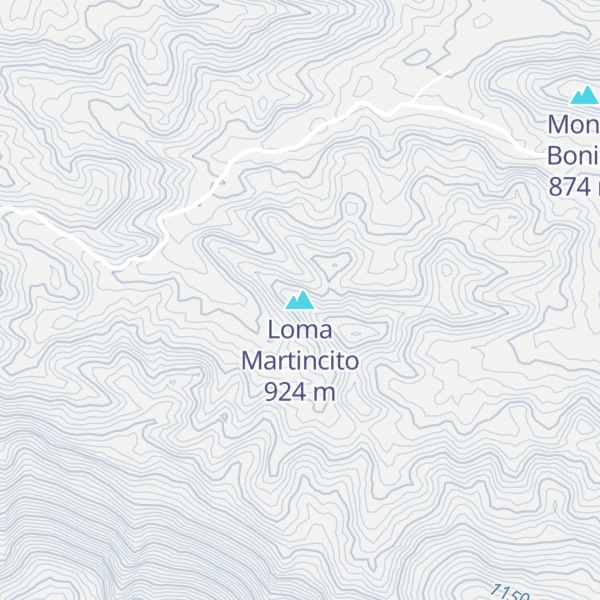 Map of Loma Martincito