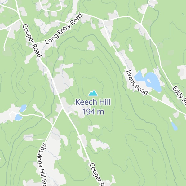 Map of Keech Hill