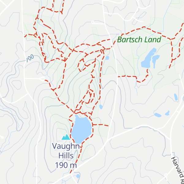 Map of North Peak