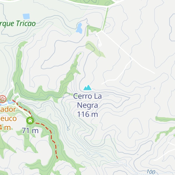 Map of Cerro La Negra