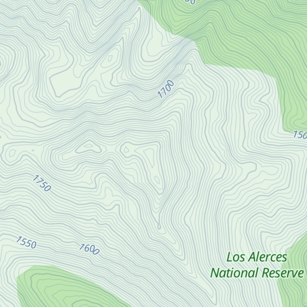 Map of Cerro La Portada