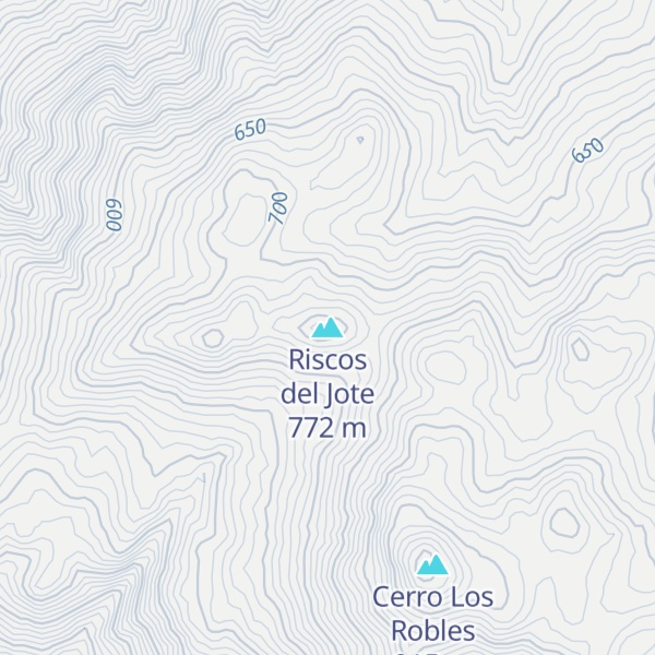 Map of Riscos del Jote