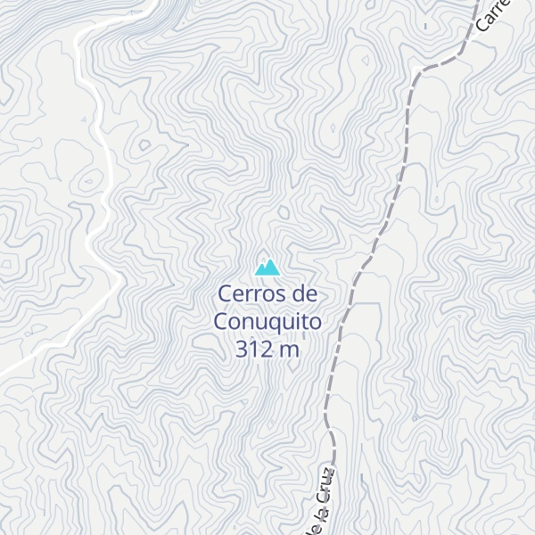 Map of Cerros de Conuquito