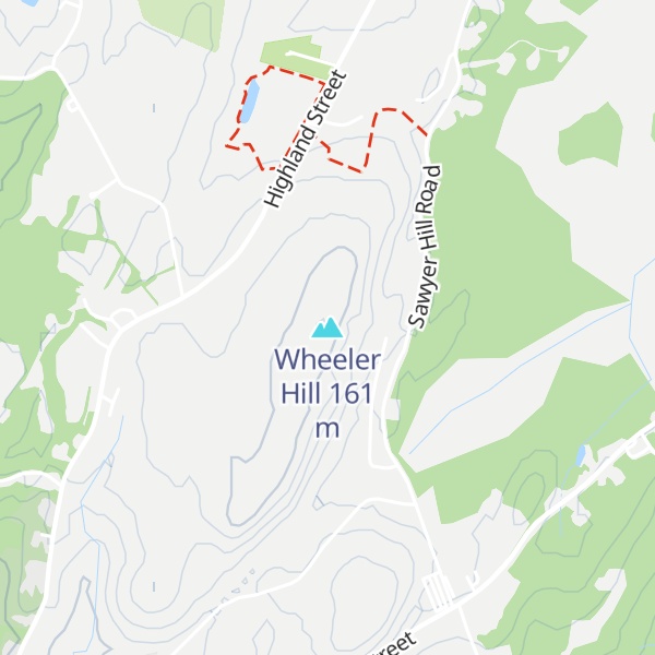 Map of Wheeler Hill