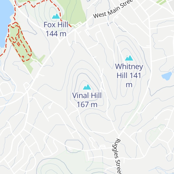 Map of Vinal Hill