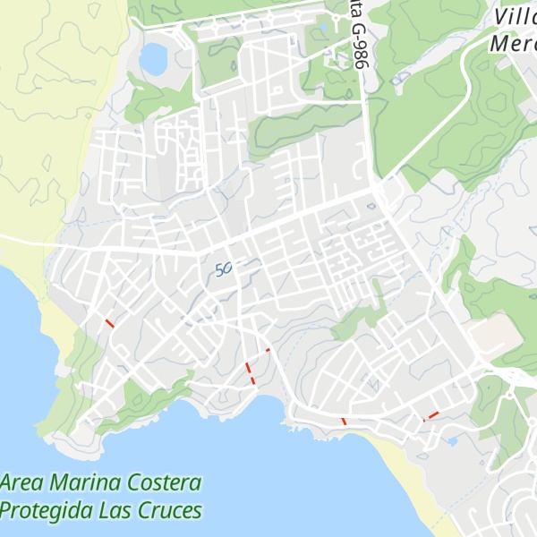 Map of Cabañas Santa Sara