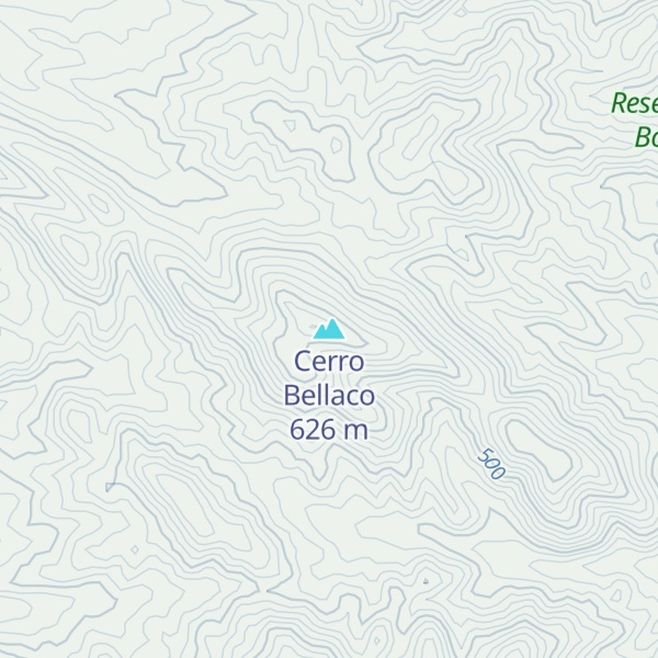 Map of Cerro Bellaco