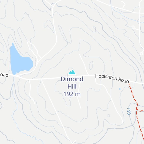 Map of Dimond Hill