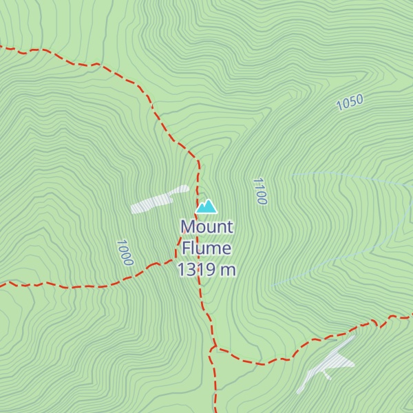 Map of Mount Flume