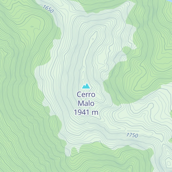 Map of Cerro Malo