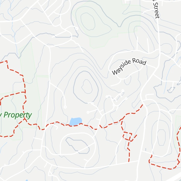 Map of Fay Mountain
