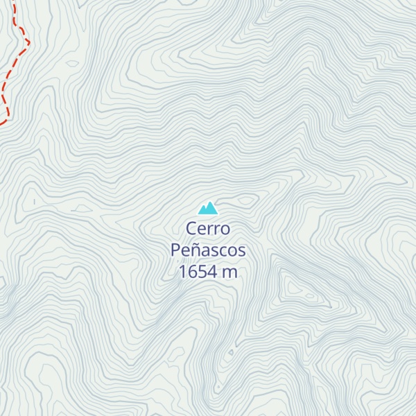 Map of Cerro Peñascos