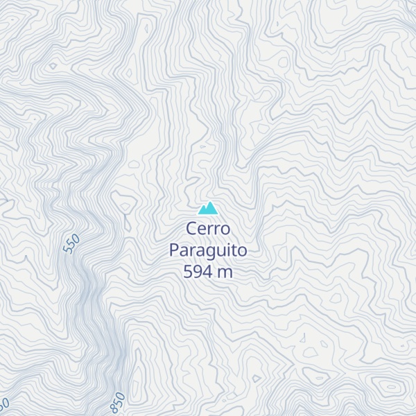 Map of Cerro Paraguito