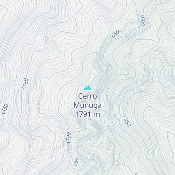 Map of Cerro Munuga