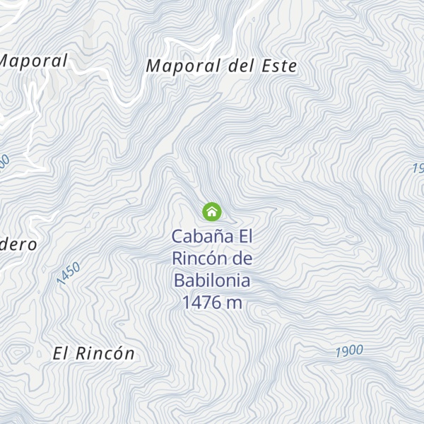 Map of Cabaña El Rincón de Babilonia