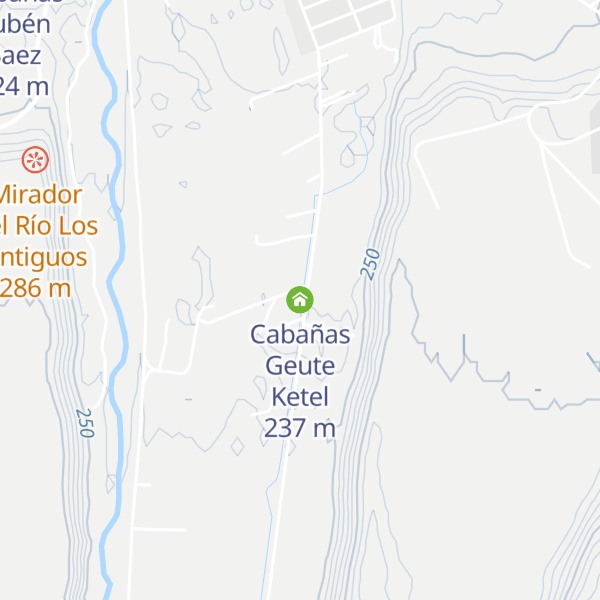 Map of Cabañas Geute Ketel