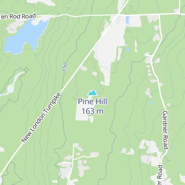 Map of Pine Hill