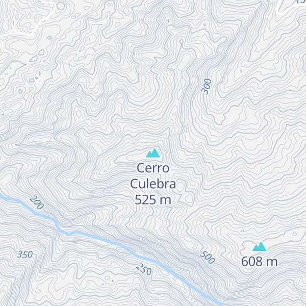Map of Cerro Culebra