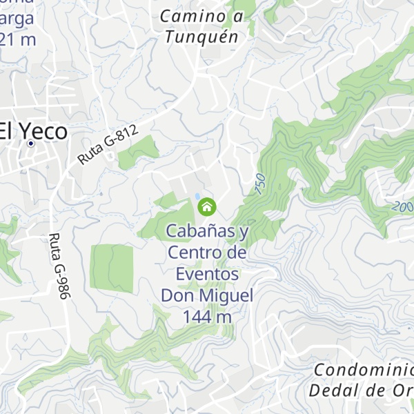 Map of Cabañas y Centro de Eventos Don Miguel
