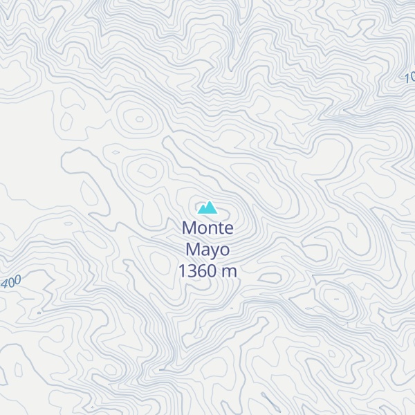 Map of Monte Mayo