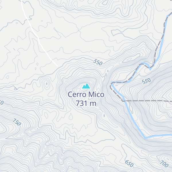 Map of Cerro Mico