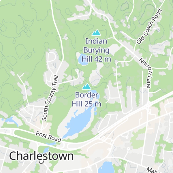 Map of Border Hill