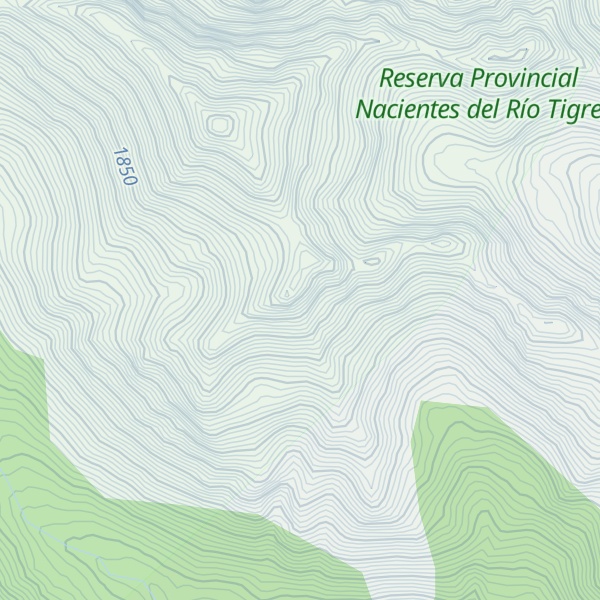 Map of Cerro Puntiagudo