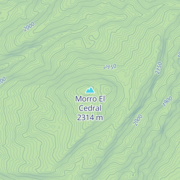 Map of Morro El Cedral