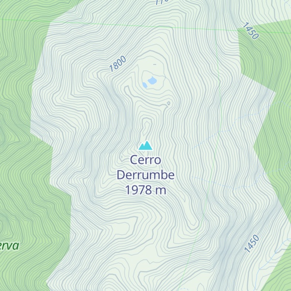 Map of Cerro Derrumbe