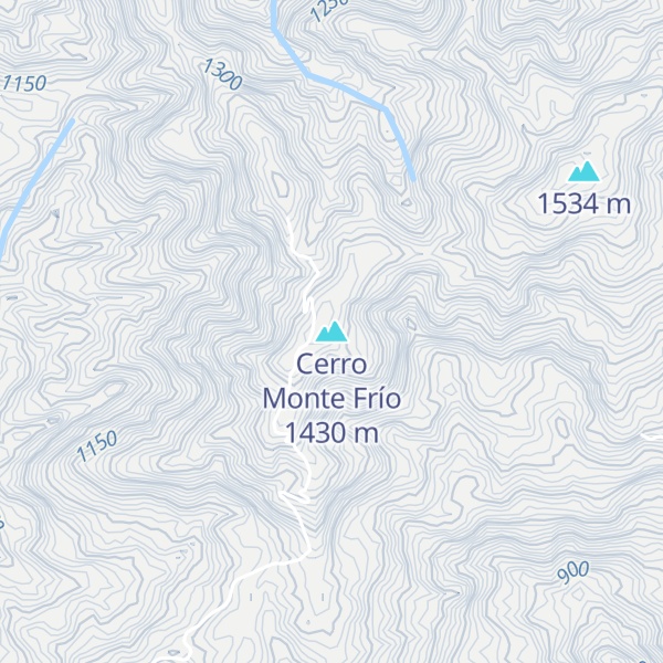 Map of Cerro Monte Frío