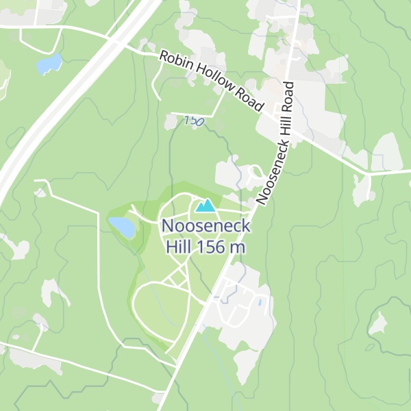 Map of Nooseneck Hill