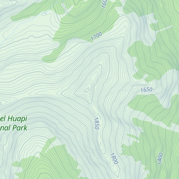 Map of Cerro Cumpleaños