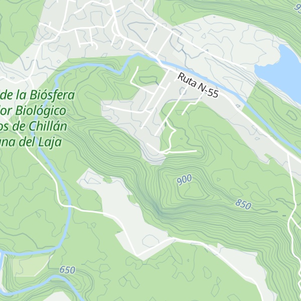 Map of Cabañas Copihual