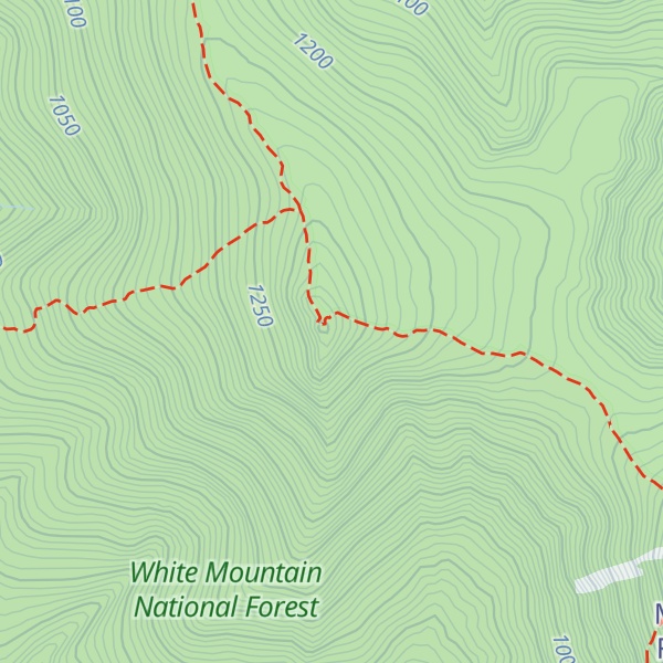 Map of Mount Liberty