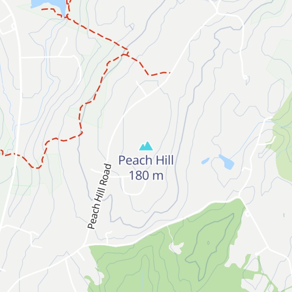 Map of Peach Hill
